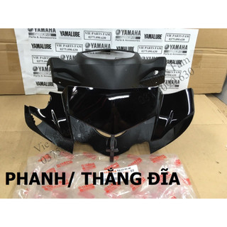 Combo bộ vỏ đầu 2 món trước sau Sirius bóng nhỏ, bóng 2 tầng Si Hello màu đen bóng, .
