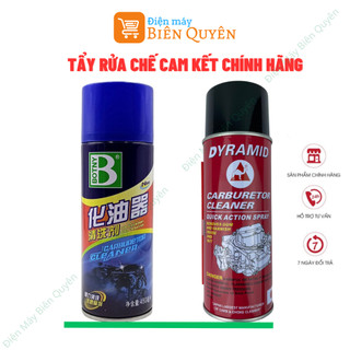 Chai xịt rửa chế - chai xịt chế lạc đà, dung dịch tẩy rửa chế hòa khí, dyramid botny 450ml