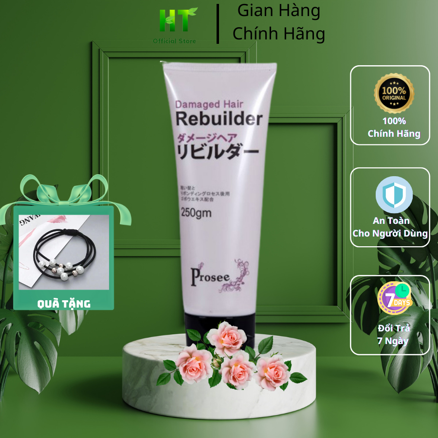 Xả khô Prosee Damaged Hair Rebuilder 250gm dưỡng tóc mềm mượt