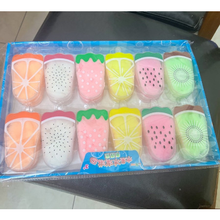 slime trái cây, đồ chơi slam vệ sinh máy tính hộp que kem