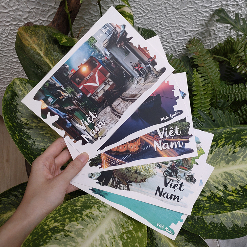 Postcard  - Bưu thiếp hình địa danh Việt Nam