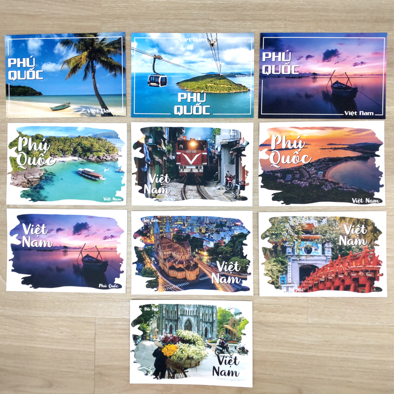 Postcard  - Bưu thiếp hình địa danh Việt Nam