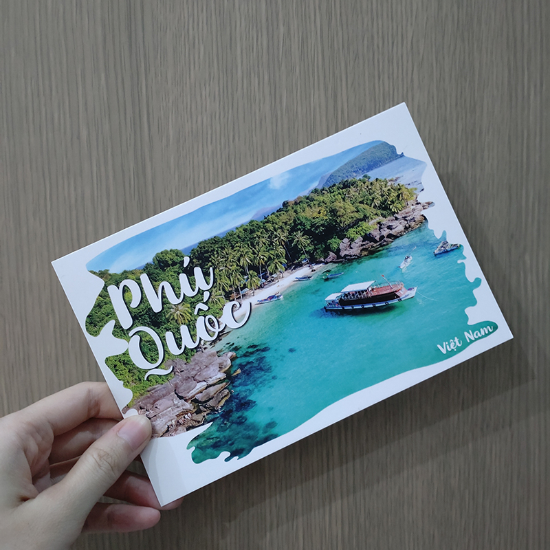 Postcard  - Bưu thiếp hình địa danh Việt Nam