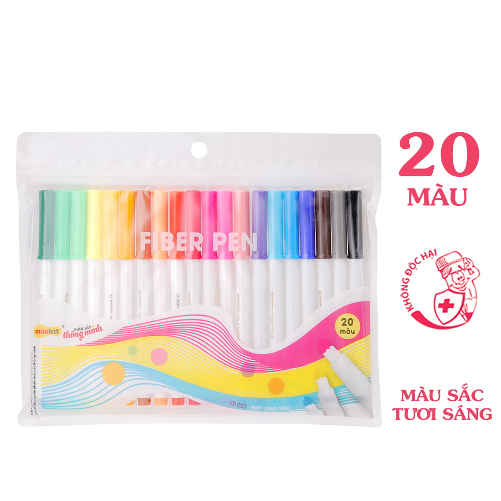 Bút lông màu Fiber Pen Colokit