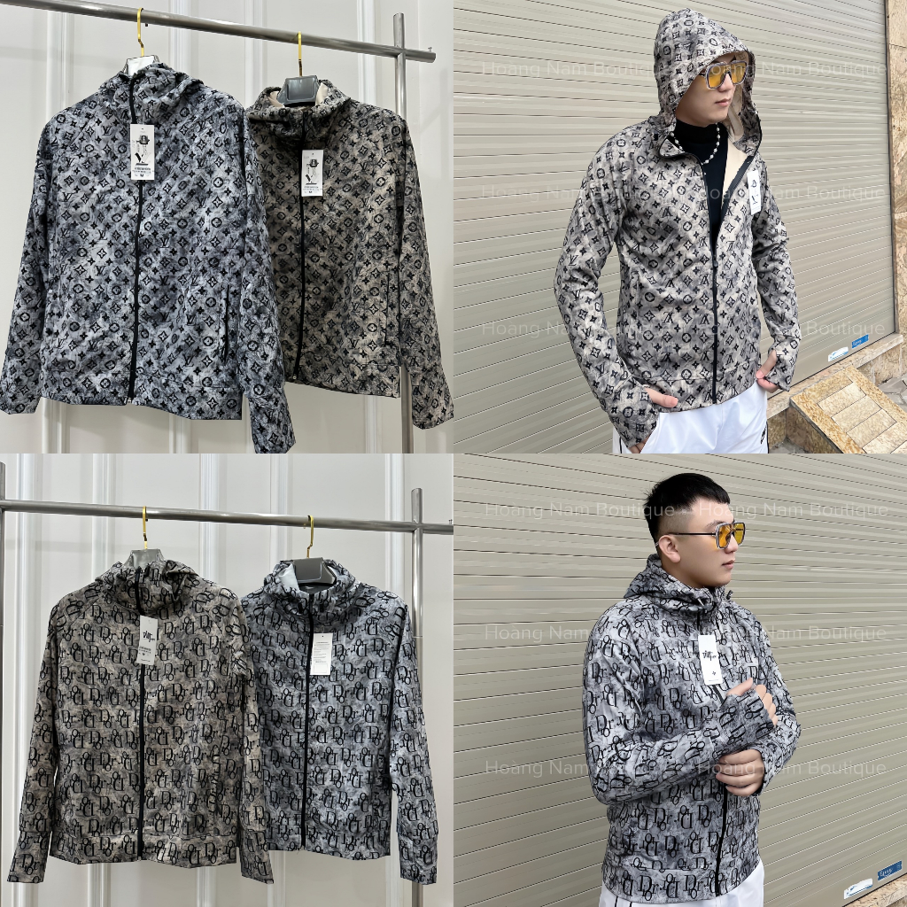 Áo Chống Nắng Nam Nữ Họa Tiết LV Loang - Dior Loang Cực Đẹp Chất Liệu Umi Cao Cấp Chống Tia UV Hot Trend 2023