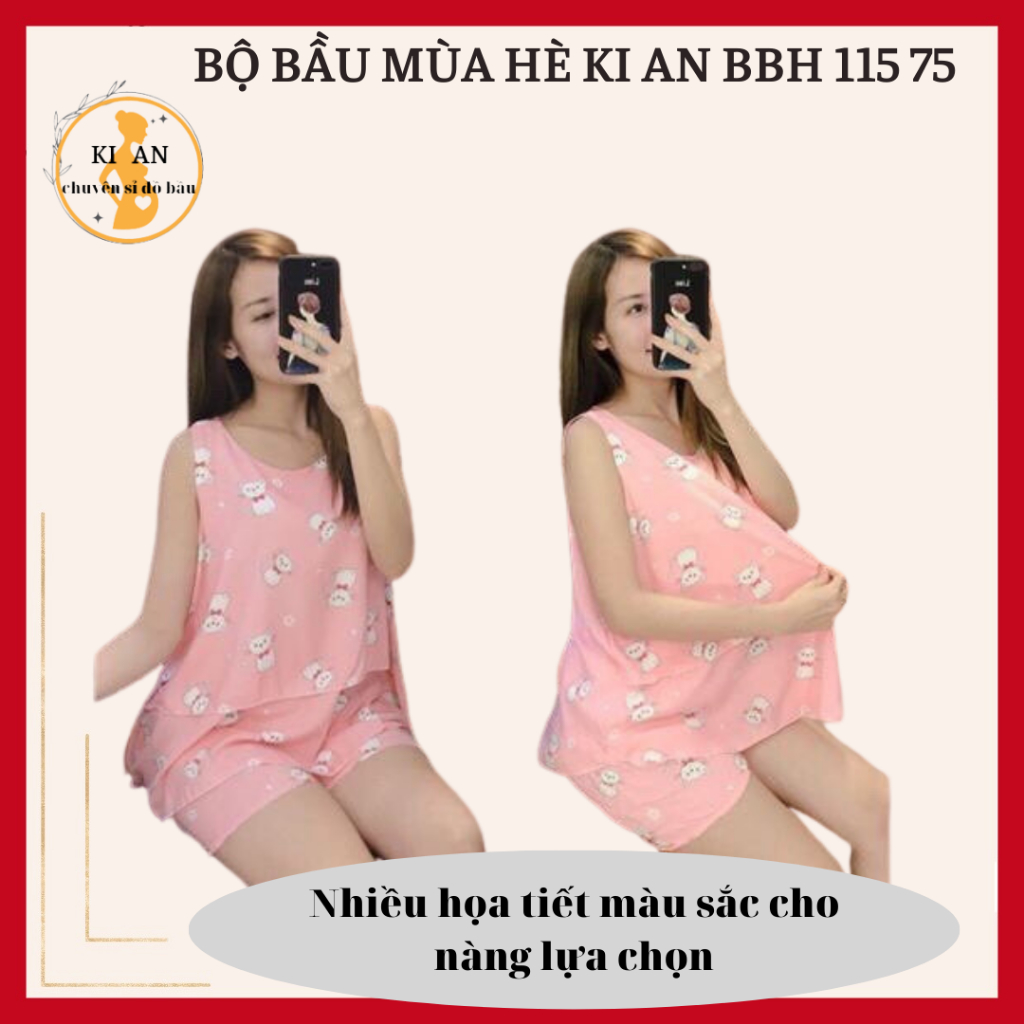 Bộ lanh bầu 2 tầng chất lanh loại 1 mềm mại siêu mát from rộng rãi thấm hút mồ hôi💕bộ bầu mùa hè free size 43~70kg BBH21