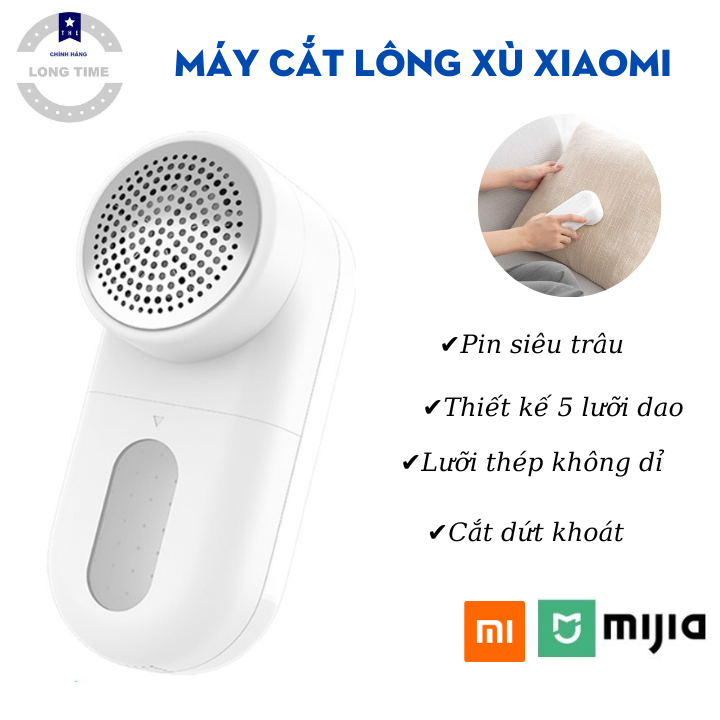 Máy Cắt Lông Xù Quần Áo Xiaomi Mijia MQXJQ01KL - Máy cắt xơ vải Xiaomi loại bỏ xù lông hiệu quả, pin sạc