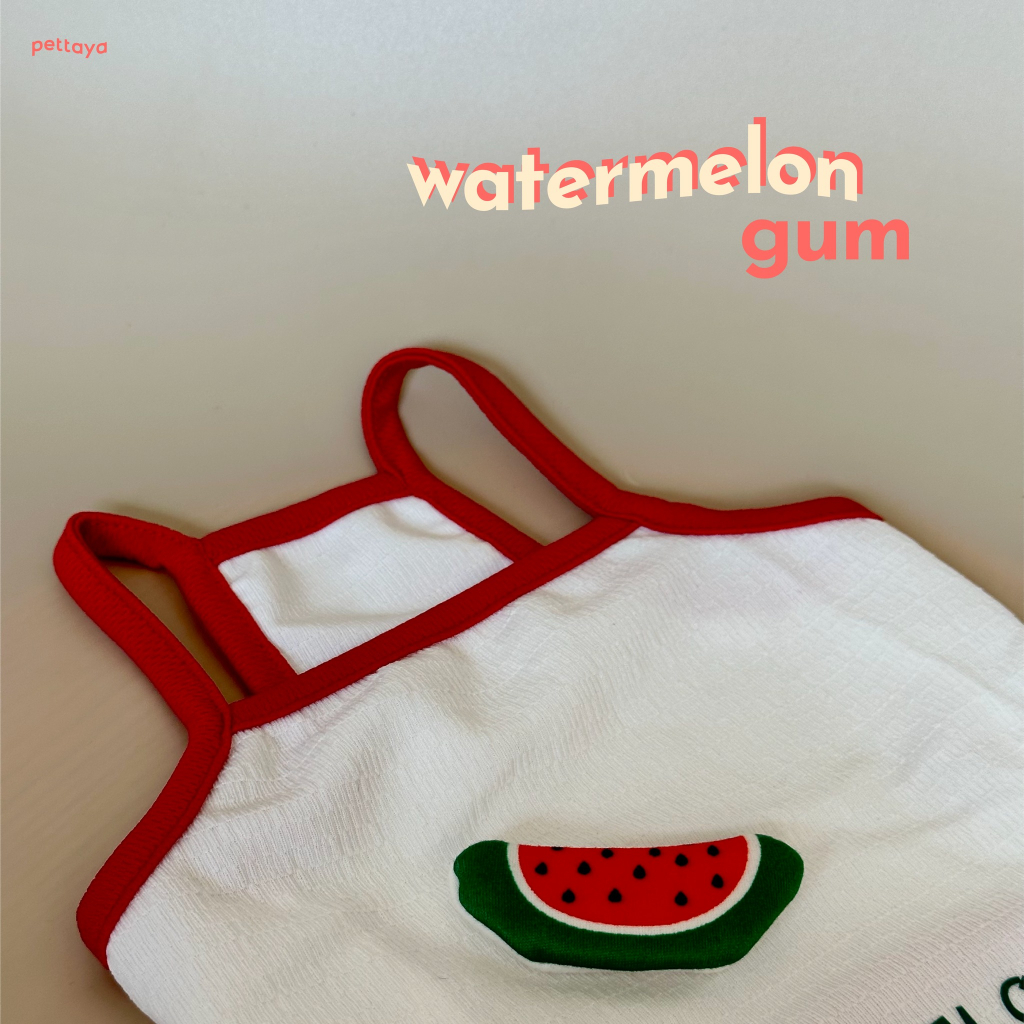 Áo Thun Ba Lỗ Watermelon Thoáng Mát Cho Chó Mèo - Bộ Sưu Tập Mùa Hè