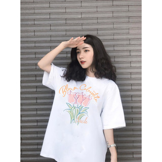 Áo thun CIRCLE cotton cao cấp form rộng Three Flower