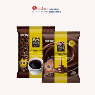 Thạch trái cây Orihiro gói nhỏ 6 cái/gói vị Socola và Cà phê