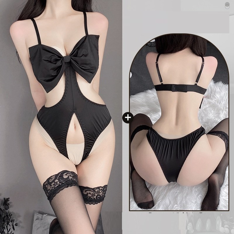 Bộ ngủ jum nơ trước xẻ đáy quyến rũ sexy MS378 💖 💖 💖 Đồ ngủ nữ , Đồ hóa trang nữ , Cosplay nữ