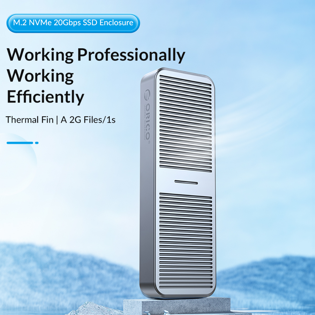 Hộp đựng ổ cứng chuẩn M2 NVME ORICO tốc độ 10Gbps M222C3– Hàng Chính Hãng