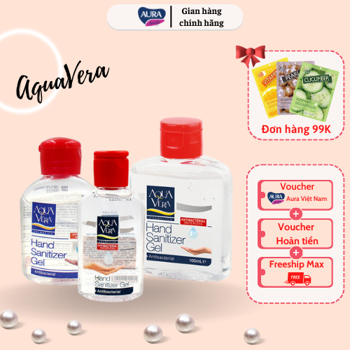 Gel Rửa Tay Khô AquaVera Kháng Khuẩn 100ml
