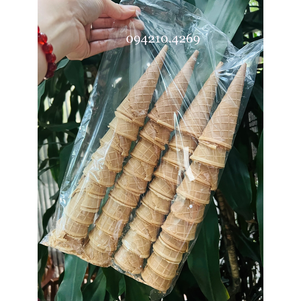 1 DÂY ỐC QUẾ 40 CÁI GIÒN RỤM THƠM NGON - DÙNG ĂN TRỰC TIẾP, ĂN KÈM VỚI KEM HOẶC SỮA CHUA - NGUYÊN LIỆU TRÀ SỮA