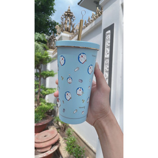 ly giữ nhiệt gấu dâu