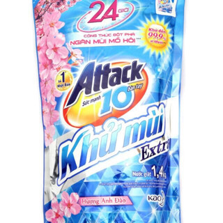 Combo 3 túi nước giặt quần áo attack công nghệ nhật bản