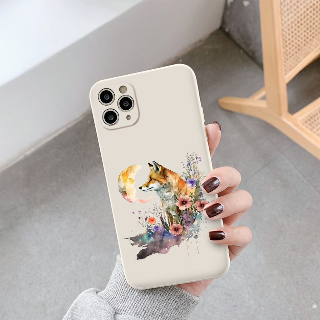 Ốp chống sốc iphone chó sói bên mặt trăng siêu ngầu bảo vệ cam 6/6s/7/8/X/XS/11/12/13/14 Pro Plus Max e5708