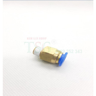 Nối thẳng ren 9.6 ống 8mm (PC 8-01)