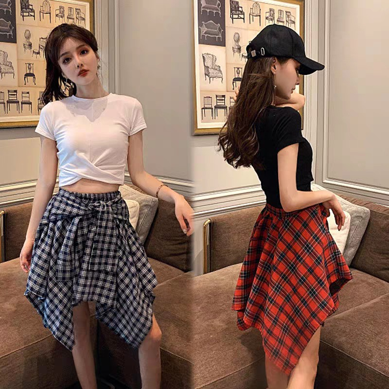 Áo phông nữ dáng ngắn cộc tay A009 xoắn eo tôn dáng với 3 màu cơ bản dễ phối đồ cho các nàng lựa chọn