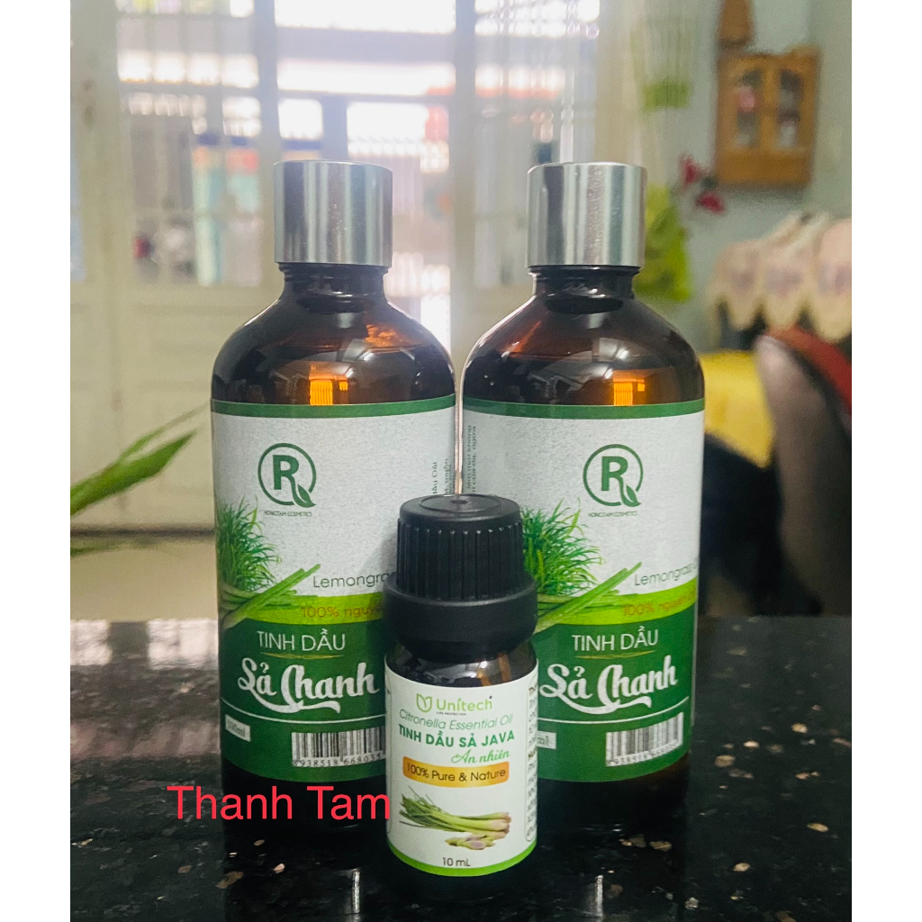 Combo 2 Tinh Dầu Sả Chanh Nguyên Chất Loại Chuẩn Xịn (100ml)I Khử Mùi I Đuổi Muỗi I Kháng Khuẩn tặng java 10ml