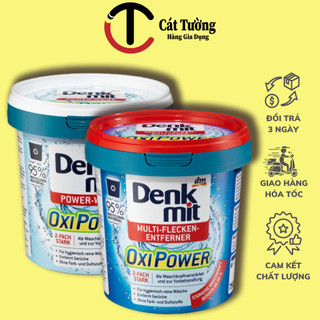 Bột giặt tẩy trắng chuyên dụng cho quần áo Denkmit Oxi Power 750gram Tẩy trắng, tẩy vết ố vàng quần áo