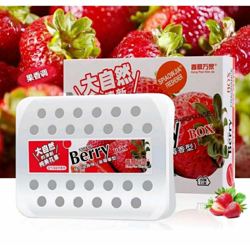 Sáp Hoa Quả Hương Dứa, Dâu, Bạc Hà, Nhài, Khử Mùi Ô Tô Siêu Thơm