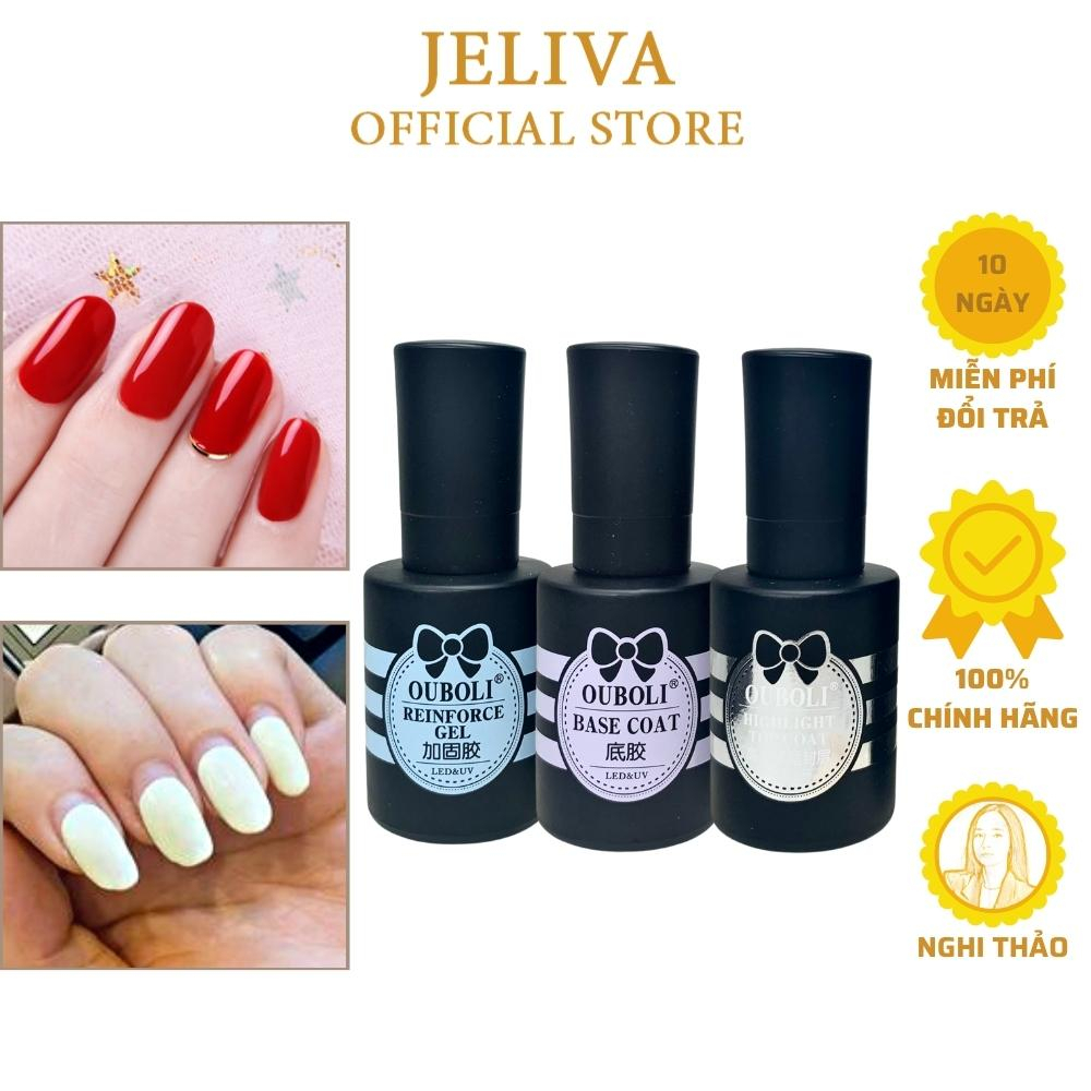 Base top cứng móng OUBOLI chính hãng 20ml JELIVA