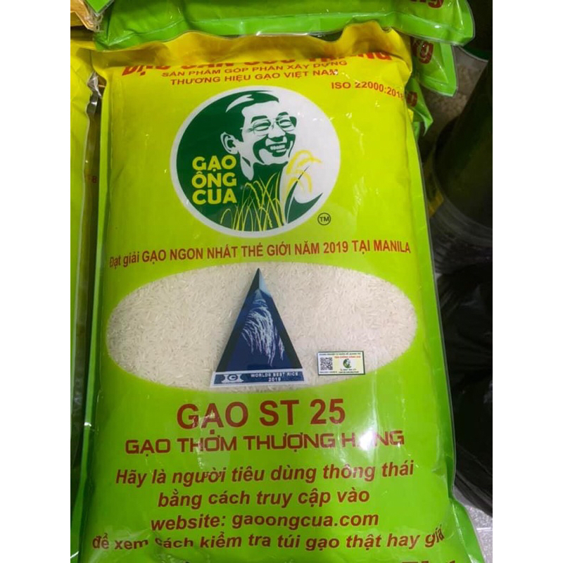 Gạo ST25 chính hãng ông cua