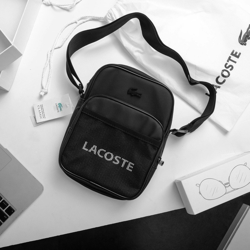 Túi Đeo Chéo Nam Yan.kees Hàn Quốc Chống Nước Ngăn Đựng Vừa Ipad Dưới 10.2 inch Chống Sốc