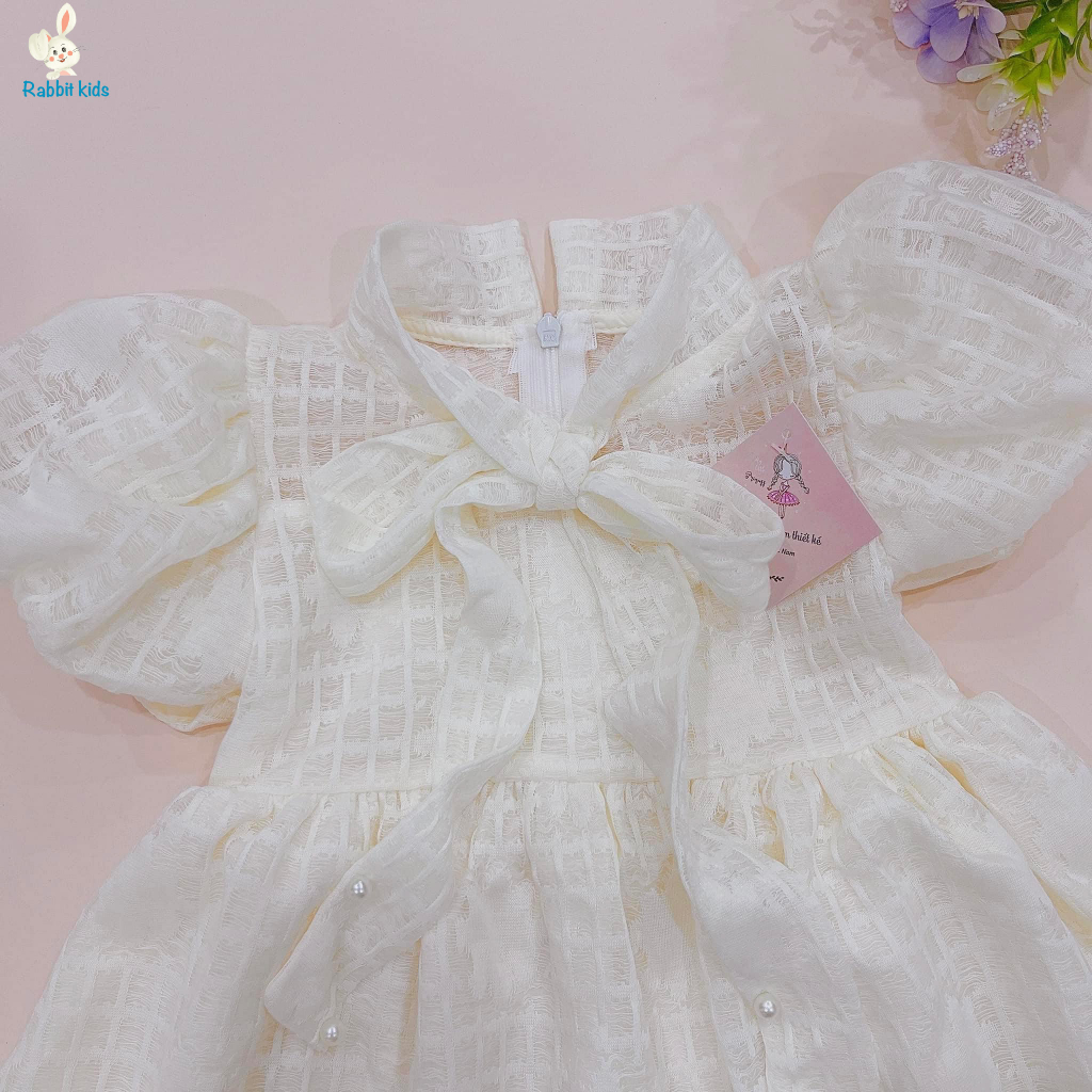 Đầm Công Chúa Cho Bé💝FREESHIP💝 Rabbit Kids -Váy Size Đại Bé Gái 8-40kg Đi Học Ren Chun Mềm Mại