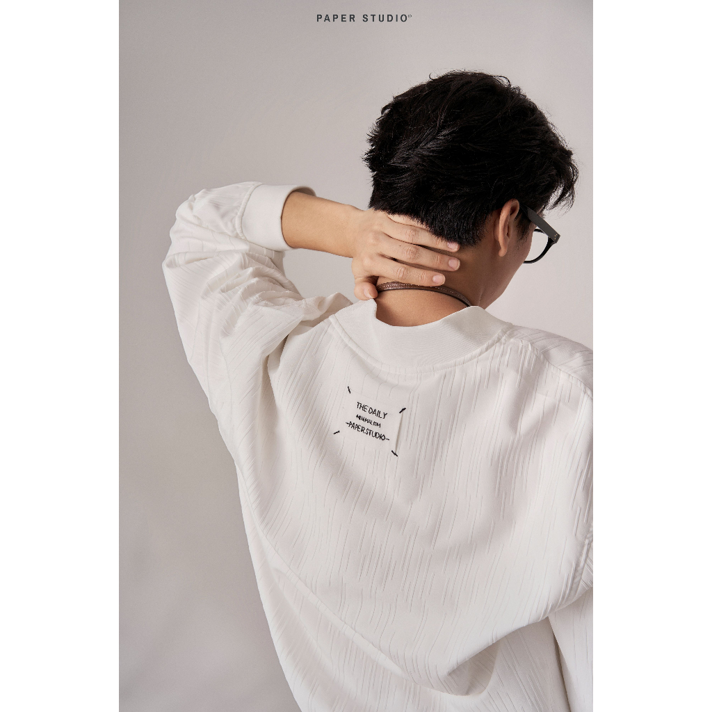 Áo khoác Jaket nam kaki gân trơn cổ trụ form bomber thể thao