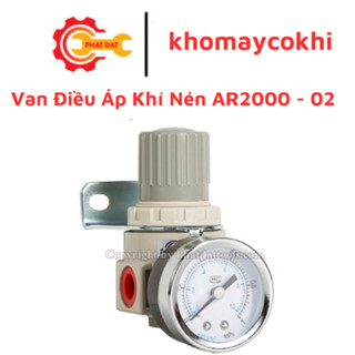 Van Điều Áp Khí Nén AR2000 - 02 - Chất Liệu Hợp Kim Nhôm - Phụ Kiện Máy Nén Khí