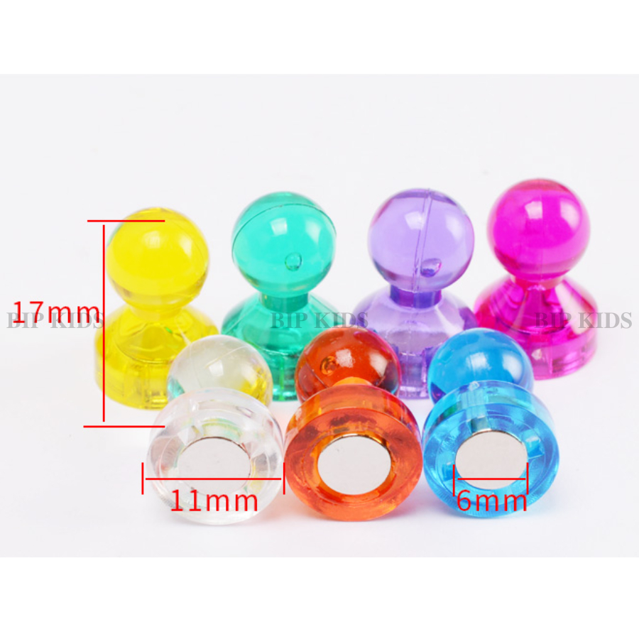 Set 10 Nam châm đính bảng hình quân cờ - 10 Nam châm đính bảng - 10 Nam châm hít tủ lạnh