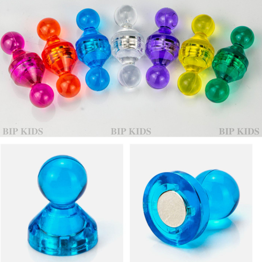 Set 10 Nam châm đính bảng hình quân cờ - 10 Nam châm đính bảng - 10 Nam châm hít tủ lạnh