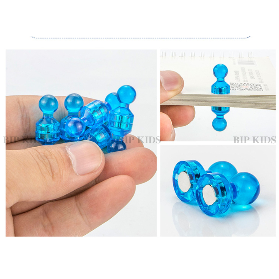 Set 10 Nam châm đính bảng hình quân cờ - 10 Nam châm đính bảng - 10 Nam châm hít tủ lạnh