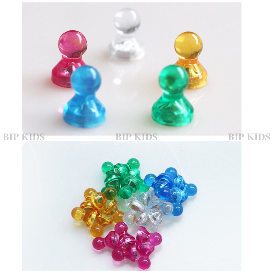 Set 10 Nam châm đính bảng hình quân cờ - 10 Nam châm đính bảng - 10 Nam châm hít tủ lạnh