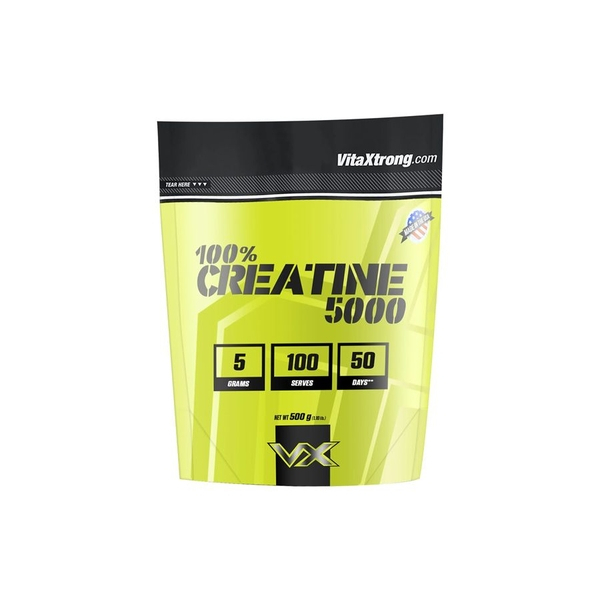 Bột VitaXtrong 100% Pure Creatine Monohydrate 5000 (Unflavored) nhập khẩu Mỹ - Gymstore