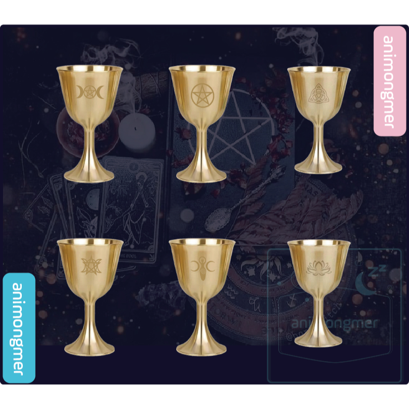 Chén thánh wicca đạo cụ dùng cho ritual, tarot