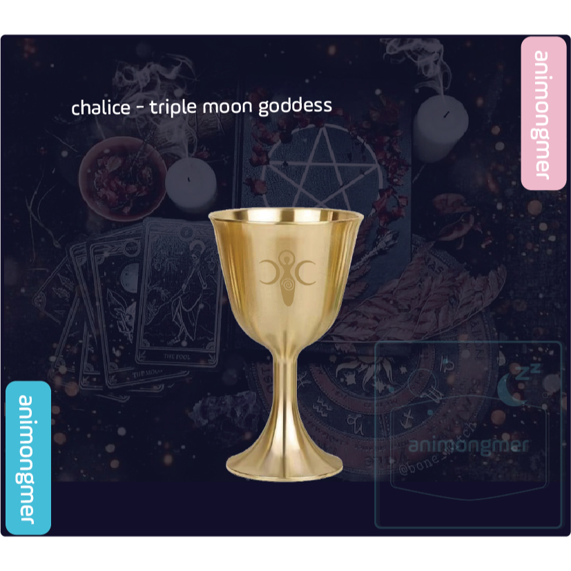 Chén thánh wicca đạo cụ dùng cho ritual, tarot