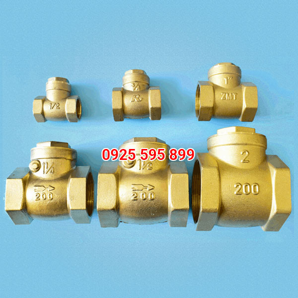 Van một chiều khí nén lá lật bằng đồng thau DN15 DN20 DN25 DN32 DN40 DN50 - Sỉ lẻ Phụ kiện Khí Nén tốt bền