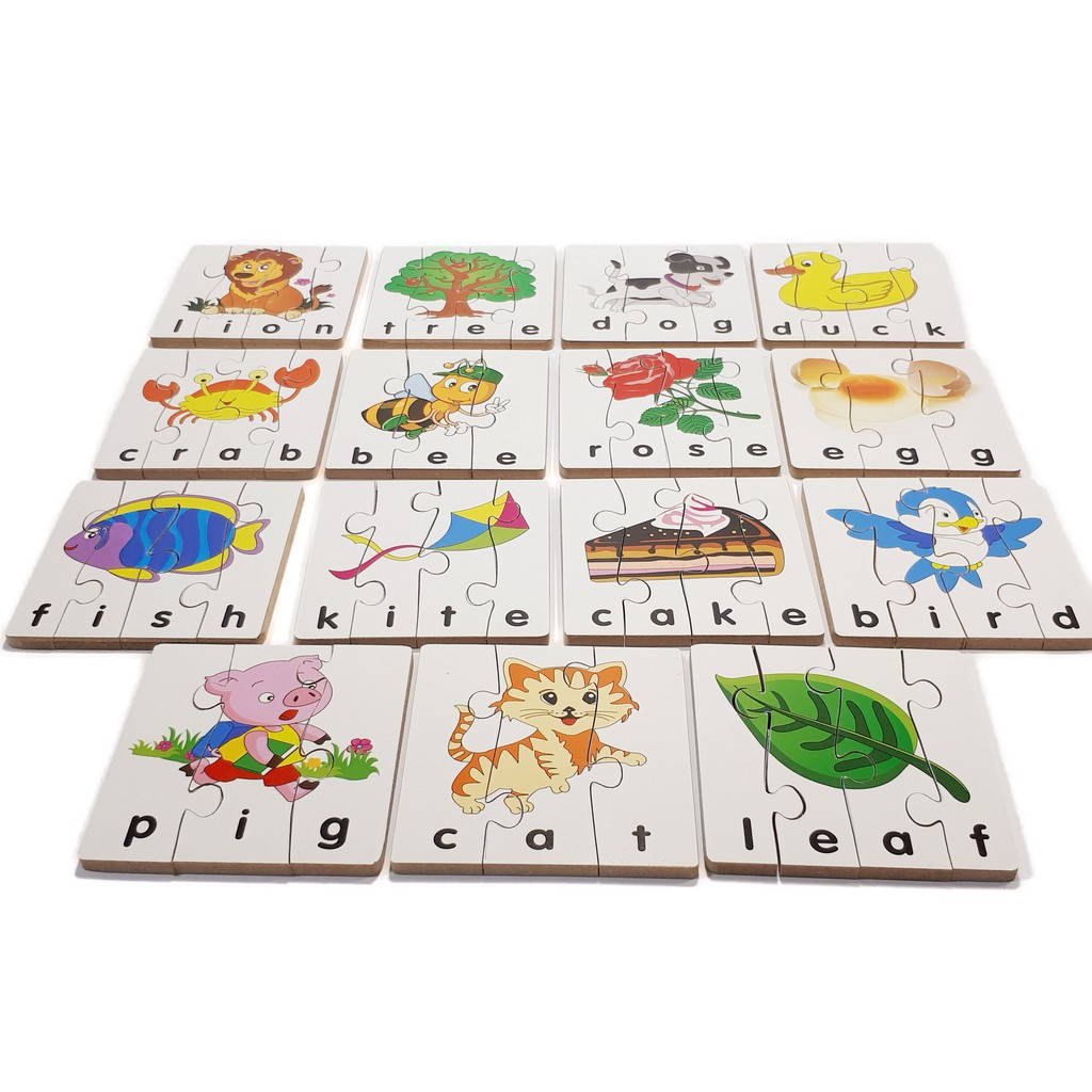 Combo bộ ghép hình học chữ Tiếng Việt 1 2, Tiếng Anh cho  - Đồ chơi gỗ Winwintoys