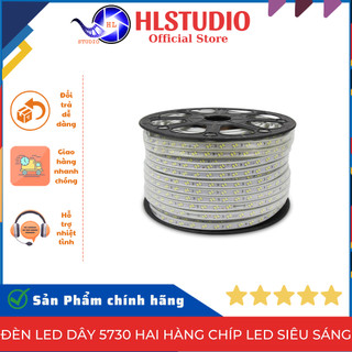 Đèn led dây 5730 hai hàng chíp led siêu sáng, nguồn led dây 5730 (1 mét) HL Lighting