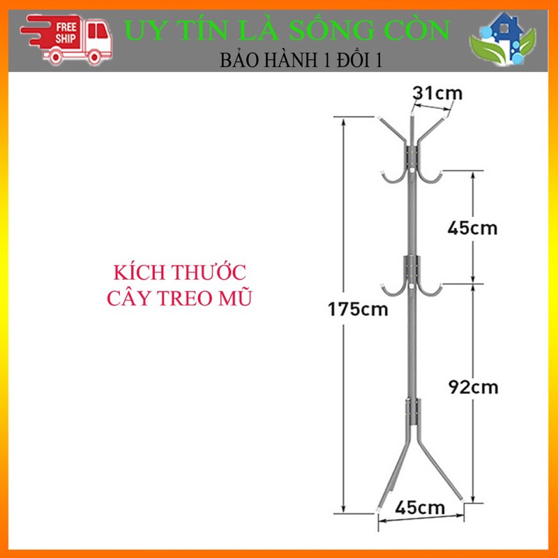 CÂY TREO QUẦN ÁO ,MŨ NÓN ĐA NĂNG