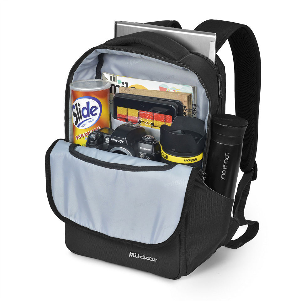 Balo Laptop Mikkor The Maddox Chất Liệu Polyester Chống Nước Vừa LapTop 15.6 Inch