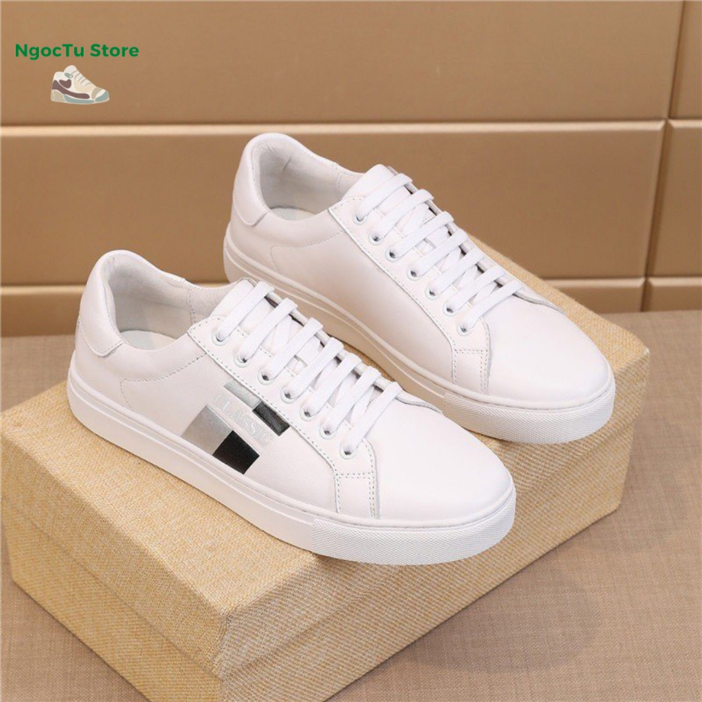 Giày Thể Thao Sneaker Nam Sườn Xám Classic Siêu Đẹp