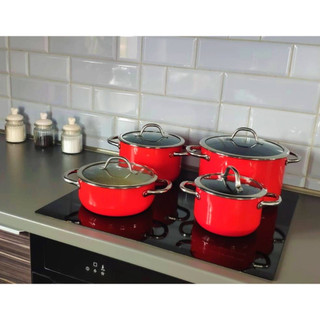 [Hà Hàng Đức] Bộ nồi SILIT Passion Red (4 nồi), nhập Đức