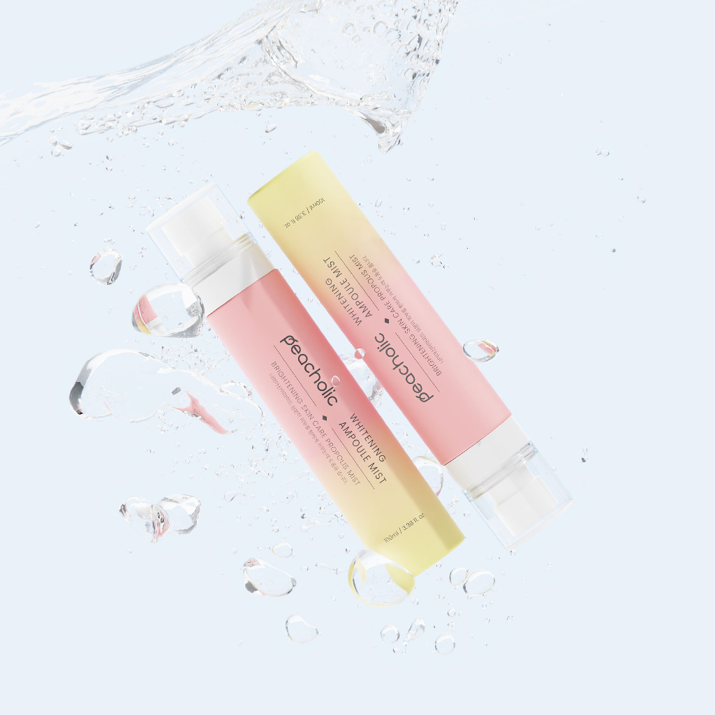 Xịt khoáng trắng da Peacholic Whitening Ampoule Mist 100ml