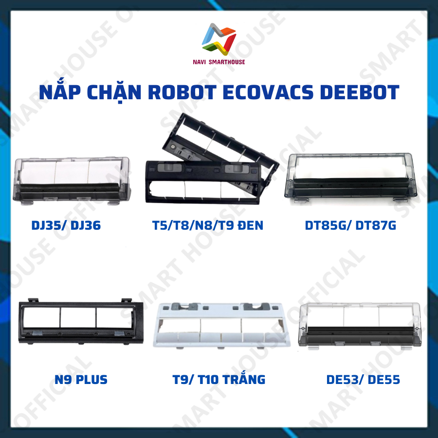 Phụ kiện robot hút bụi  Ecovacs Deebot T5, T8, N8,Dn33, Dn55, DJ35 DJ36 DD35 DD36 DD37 DT8, De53 Nắp chổi cuốn