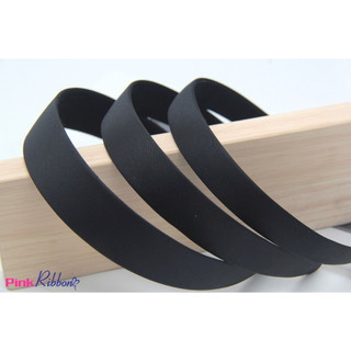 Bờm tóc / Cài tóc bọc lụa màu đen 4 cỡ: 1.5cm-2cm-2.5cm-3cm, phụ kiện tóc, phụ kiện thời trang