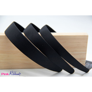 Bờm tóc / Cài tóc bọc lụa màu đen 4 cỡ: 1.5cm-2cm-2.5cm-3cm, phụ kiện tóc, phụ kiện thời trang